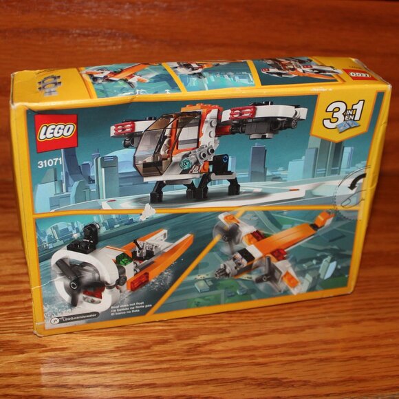 3/55❤️sealed 31071 LEGO Creator 3-in-1 Drone Explorer Swamp Boat Propeller Plane - Picture 3 of 14
